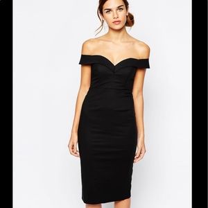 🖤 Bardot off the shoulder dress